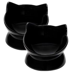 Park Life Design - NY Black Cat Bowl Set - Each Hold 1 1/2 Cups. NWT